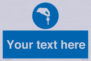 Custom Mandatory Keys Sign